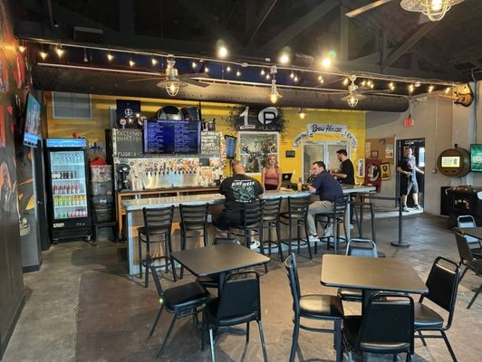 The taproom bar at 1012 West Church.